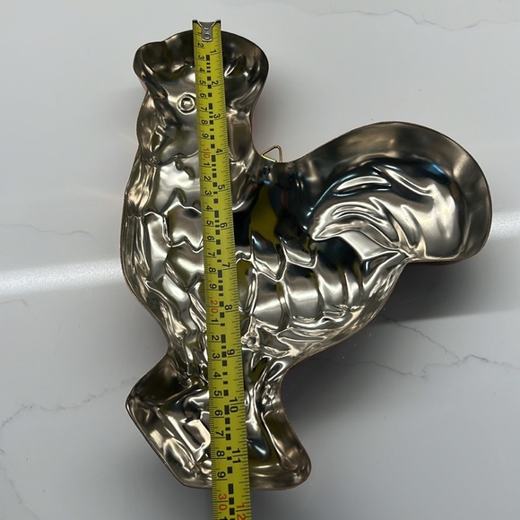 Vintage Rooster Copper Kitchen Mold Tin Lined, Made in Portugal farmhouse decor - Picture 13 of 14